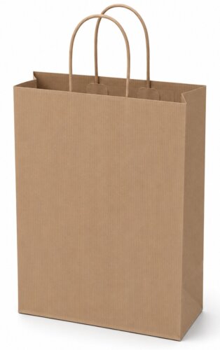 PREMIUM - Hnědý rýhovaný papír