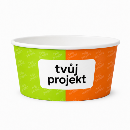 Papírová miska 1000 ml s potiskem